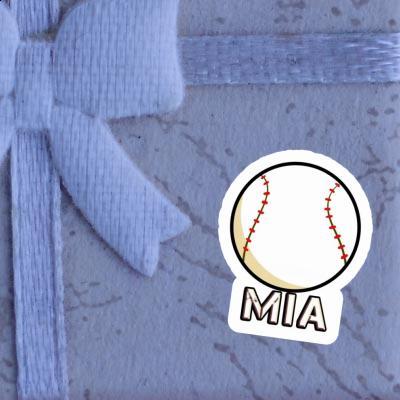 Mia Autocollant Balle de baseball Gift package Image