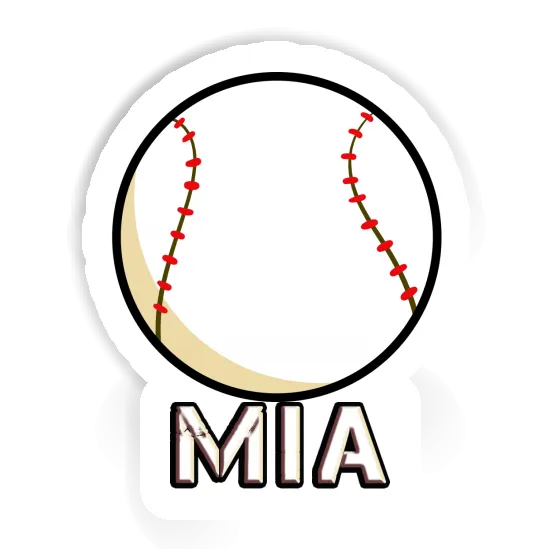 Mia Autocollant Balle de baseball Gift package Image