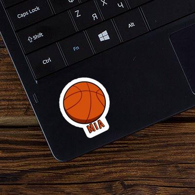 Basket-ball Autocollant Mia Notebook Image