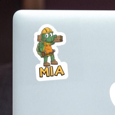 Sticker Mia Construction worker Image