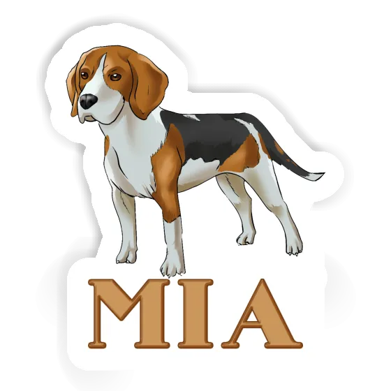 Sticker Mia Beagle Gift package Image