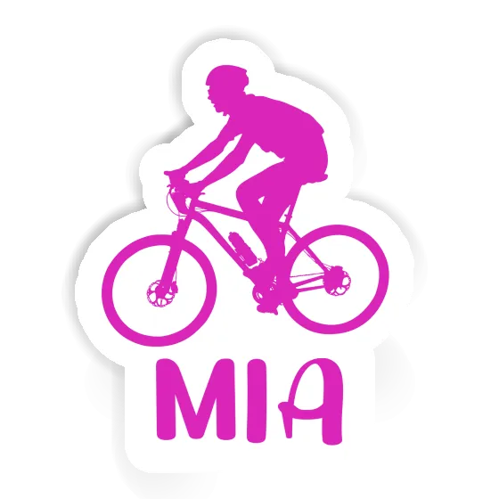 Sticker Biker Mia Laptop Image