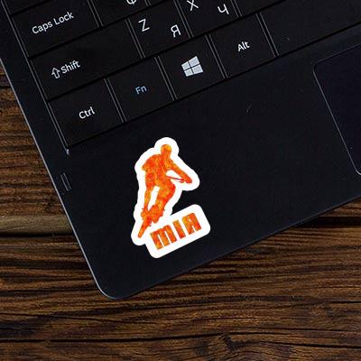 Mia Sticker Biker Laptop Image