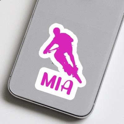 Sticker Mia Biker Notebook Image