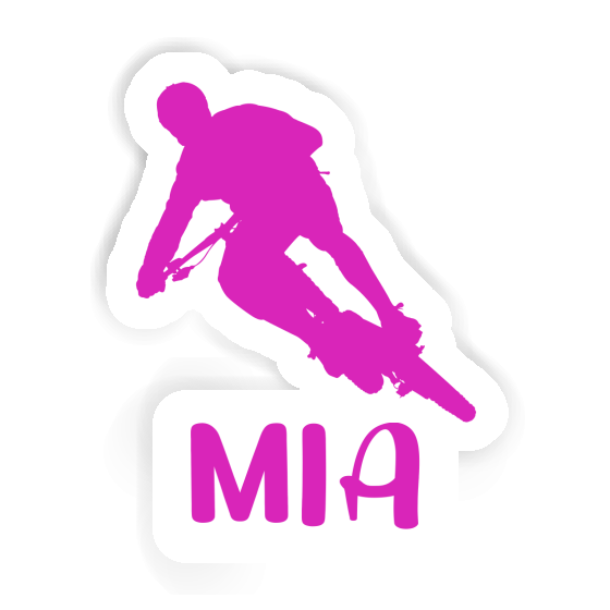 Sticker Mia Biker Laptop Image