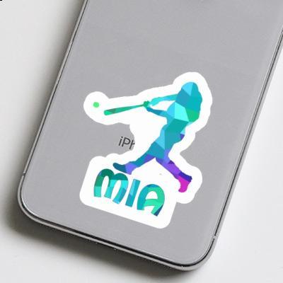 Mia Sticker Baseball Player Gift package Image