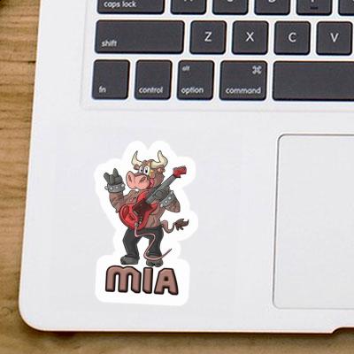 Mia Autocollant Taureau rocker Notebook Image