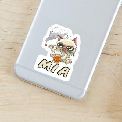 Sticker Bad Cat Mia Notebook Image