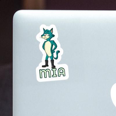 Sticker Mia Cat Laptop Image