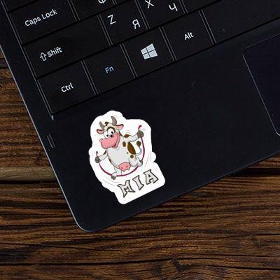 Sticker Fitness Cow Mia Image