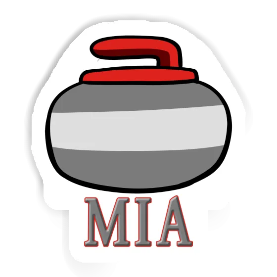 Mia Sticker Curling Stone Gift package Image