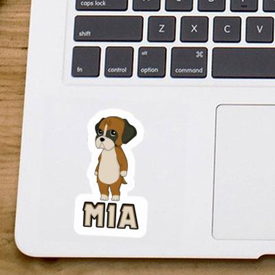 Sticker Mia Boxer Laptop Image