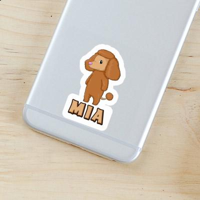 Poodle Sticker Mia Laptop Image