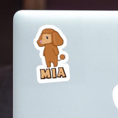 Poodle Sticker Mia Laptop Image