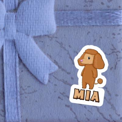 Poodle Sticker Mia Gift package Image