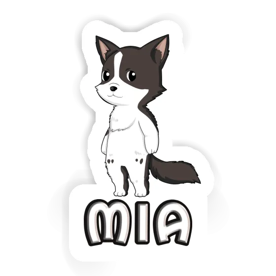 Border Collie Sticker Mia Gift package Image