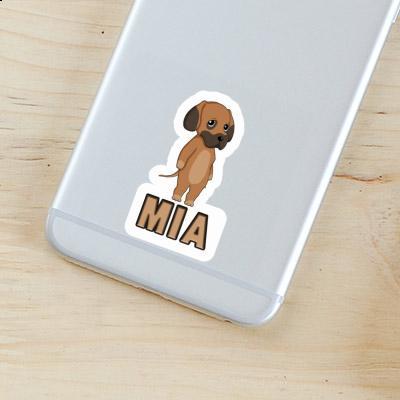 Sticker Deutsche Dogge Mia Notebook Image