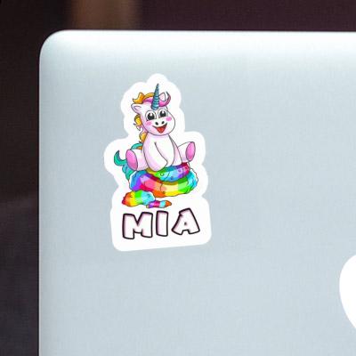 Autocollant Mia Baby licorne Image