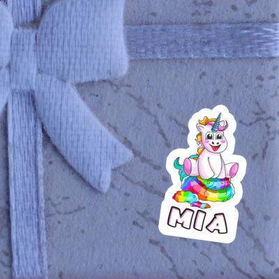 Mia Sticker Baby-Unicorn Notebook Image