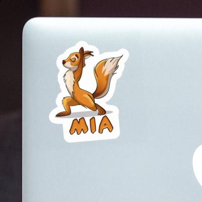 Sticker Mia Yoga-Eichhörnchen Gift package Image