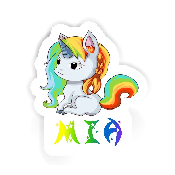 Mia Autocollant Licorne Laptop Image