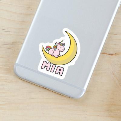 Unicorn Sticker Mia Laptop Image