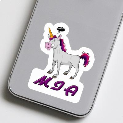 Sticker Angry Unicorn Mia Gift package Image