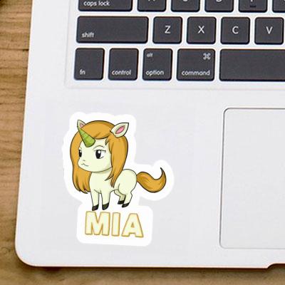 Licorne Autocollant Mia Laptop Image