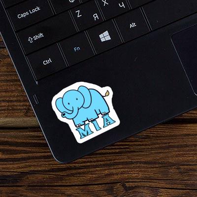 Mia Aufkleber Elefant Laptop Image