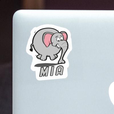 Mia Autocollant Éléphant Image