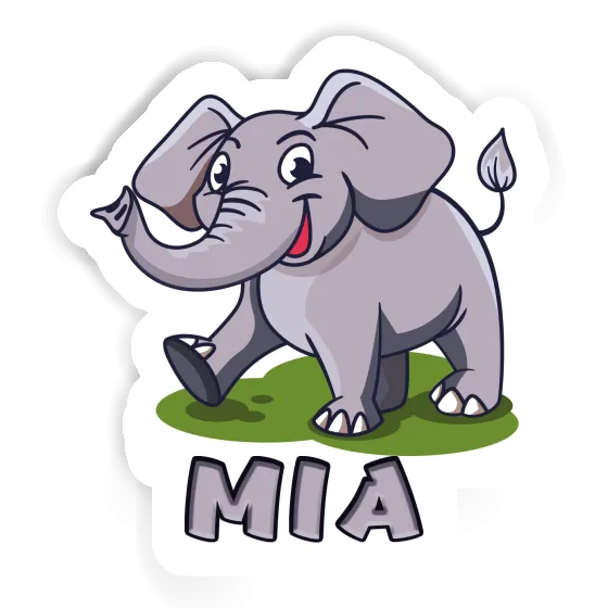 Elefant Aufkleber Mia Image