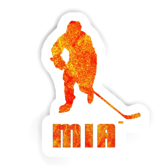 Autocollant Joueur de hockey Mia Notebook Image