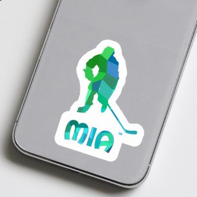 Autocollant Joueur de hockey Mia Gift package Image