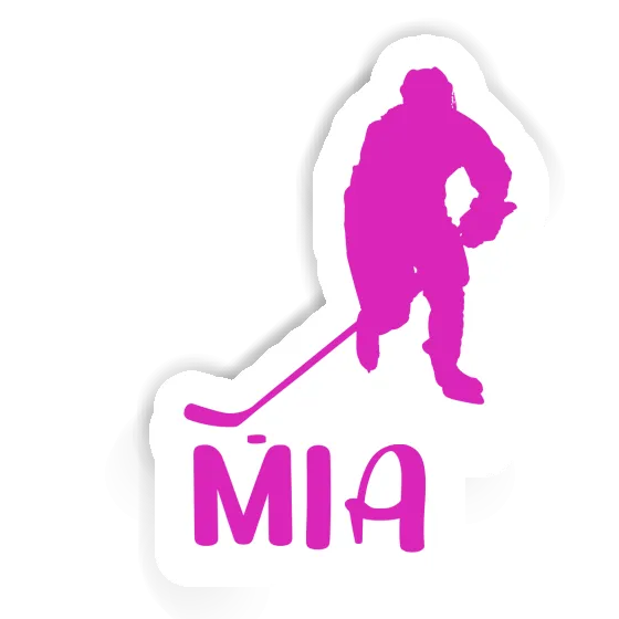 Hockey Player Sticker Mia Image