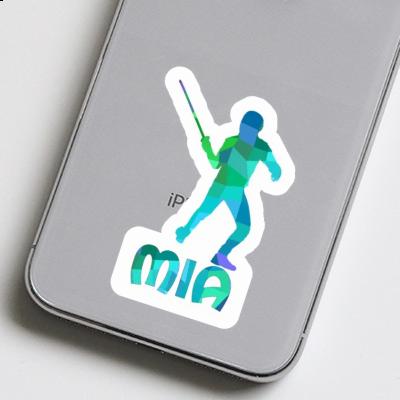 Mia Sticker Fencer Laptop Image