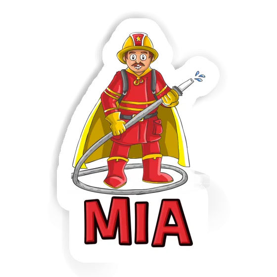 Sticker Mia Firefighter Laptop Image