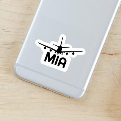 Airplane Sticker Mia Laptop Image