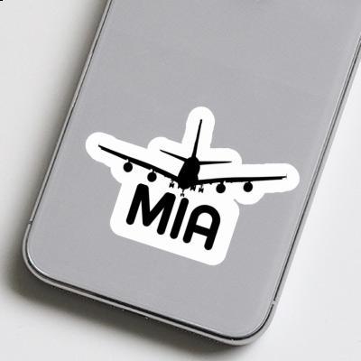 Airplane Sticker Mia Laptop Image