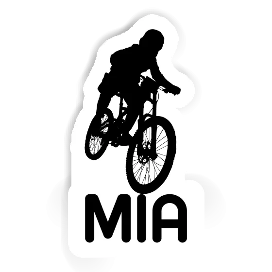 Mia Sticker Freeride Biker Laptop Image