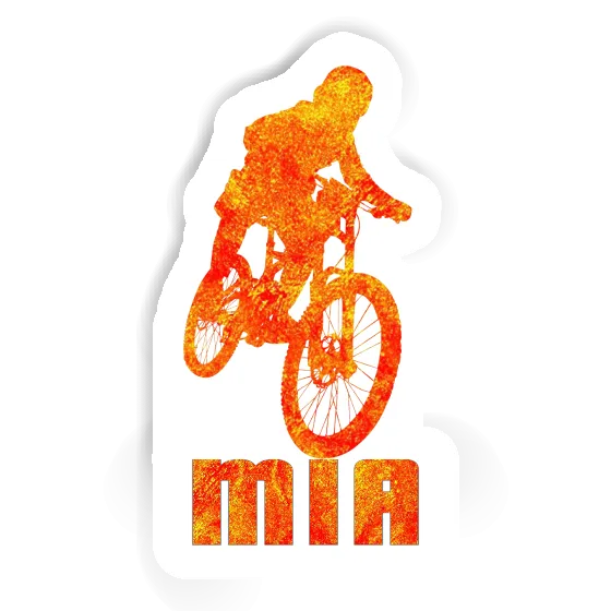 Sticker Freeride Biker Mia Laptop Image