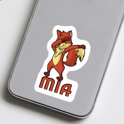 Mia Sticker Dabbing Fox Laptop Image