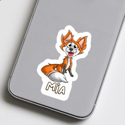 Mia Sticker Fox Notebook Image