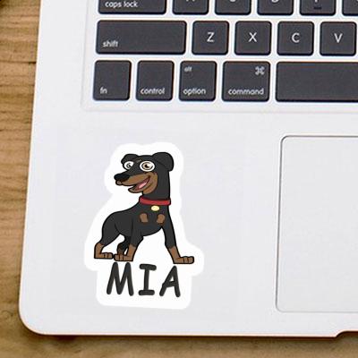 Sticker Mia German Pinscher Notebook Image