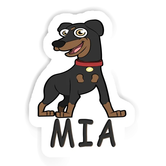 Sticker Mia German Pinscher Gift package Image