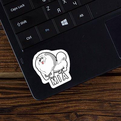 German Spitz Sticker Mia Laptop Image