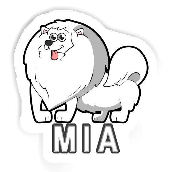 German Spitz Sticker Mia Gift package Image