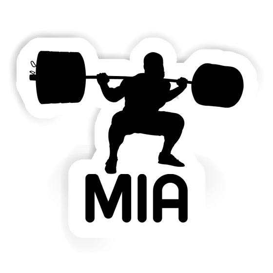 Mia Sticker Weightlifter Notebook Mia Sticker Weightlifter Gift package Image