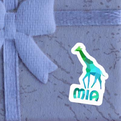 Mia Sticker Giraffe Laptop Image