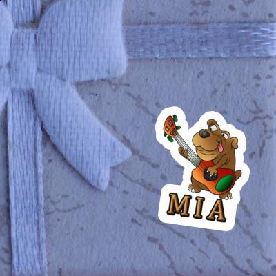 Autocollant Chien guitariste Mia Gift package Image