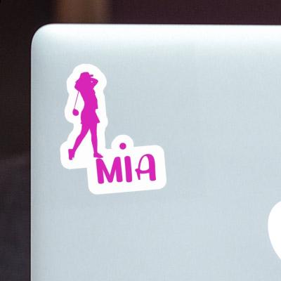 Sticker Golfer Mia Notebook Image